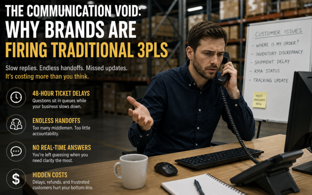 The Communication Void: Why Brands Are Firing Traditional 3PLs